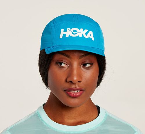 All Gender Hoka One One Packable Trail Hat Diva Blue | GZTJCB643