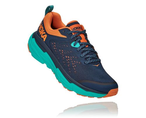 Men's Hoka One One Challenger ATR 6 Trail Running Shoes Outer Space / Atlantis | EWVJSG841