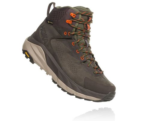 Men's Hoka One One Kaha GORE-TEX Hiking Boots Black Olive / Green | MEJTYA014