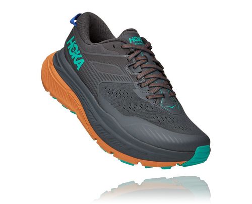 Men's Hoka One One Stinson Atr 6 Trail Running Shoes Castlerock / Desert Sun | DUZNLX832