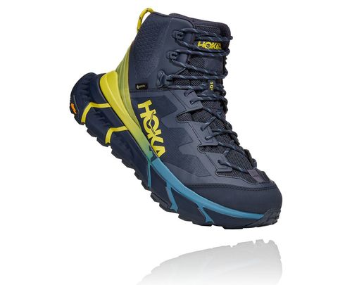 Men's Hoka One One TenNine Hike GORE-TEX Hiking Boots Ombre Blue / Green Sheen | ECQGTU105