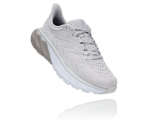 Women's Hoka One One Arahi 5 Road Running Shoes Lunar Rock / Drizzle | ATOPFD127