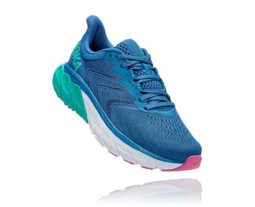 Women's Hoka One One Arahi 5 Road Running Shoes Vallarta Blue / Atlantis | NHOWRM253