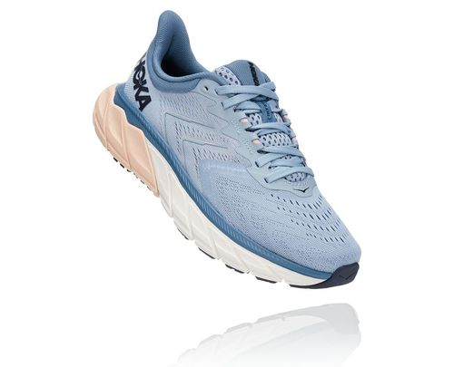 Women's Hoka One One Arahi 5 Road Running Shoes Blue Fog / Provincial Blue | YWOVQN534