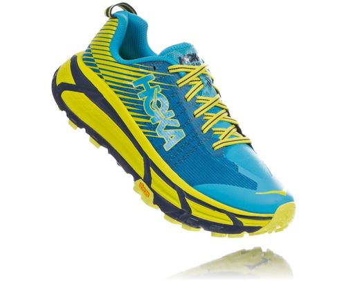 Women's Hoka One One EVO Mafate 2 Trail Running Shoes Cyan / Citrus | WYCZLX792