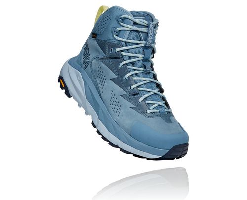 Women's Hoka One One Kaha GORE-TEX Hiking Boots Provincial Blue / Blue Fog | HJFIBQ256