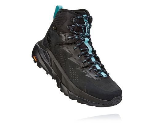 Women's Hoka One One Kaha GORE-TEX Hiking Boots Black / Antigua Sand | HZOBEJ129