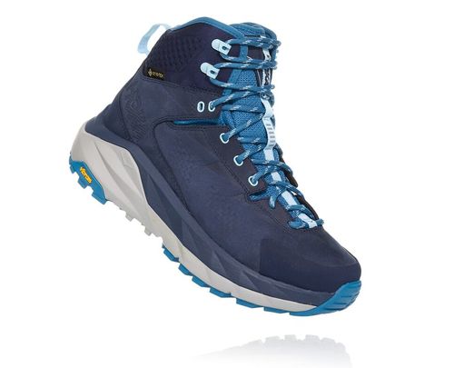 Women's Hoka One One Kaha GORE-TEX Hiking Boots Black Iris / Blue Sapphire | TRIPWD072