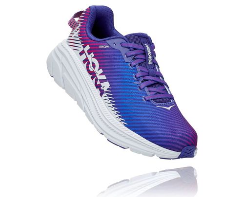 Women's Hoka One One Rincon 2 Road Running Shoes Clematis Blue / Arctic Ice | FPTUBJ086