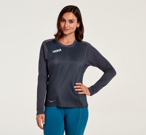 Women's Hoka One One Slim Fit Windshirts Ombre Blue | OPMGHK018