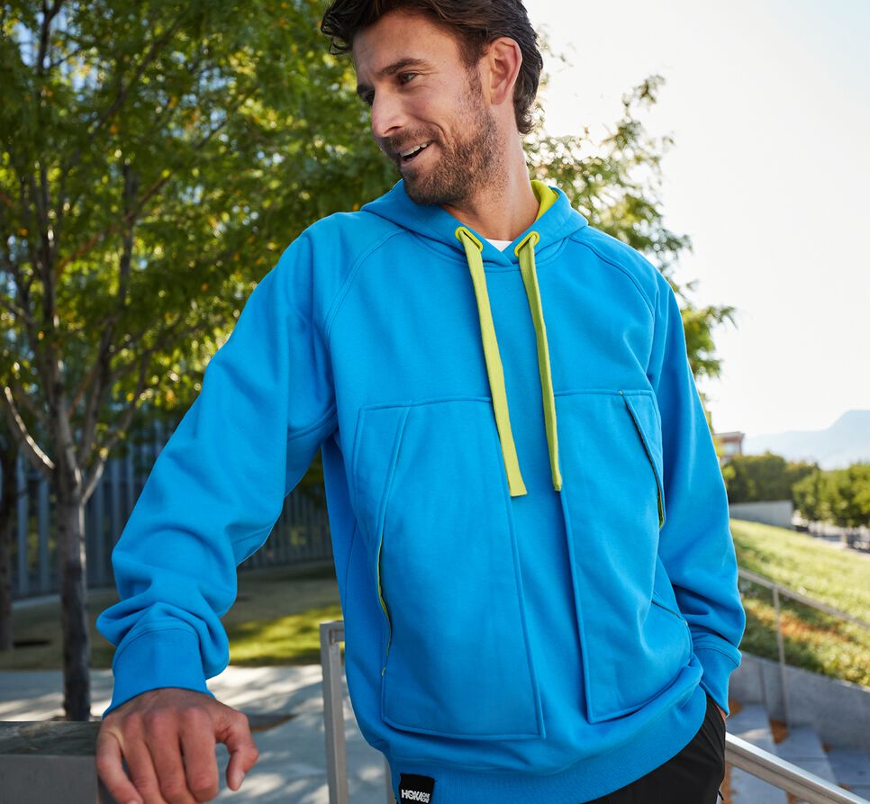 All Gender Hoka One One Bondi Hoodie Diva Blue | LDYSFU753