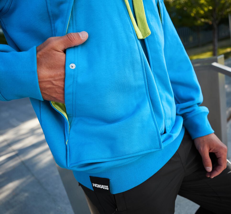 All Gender Hoka One One Bondi Hoodie Diva Blue | LDYSFU753