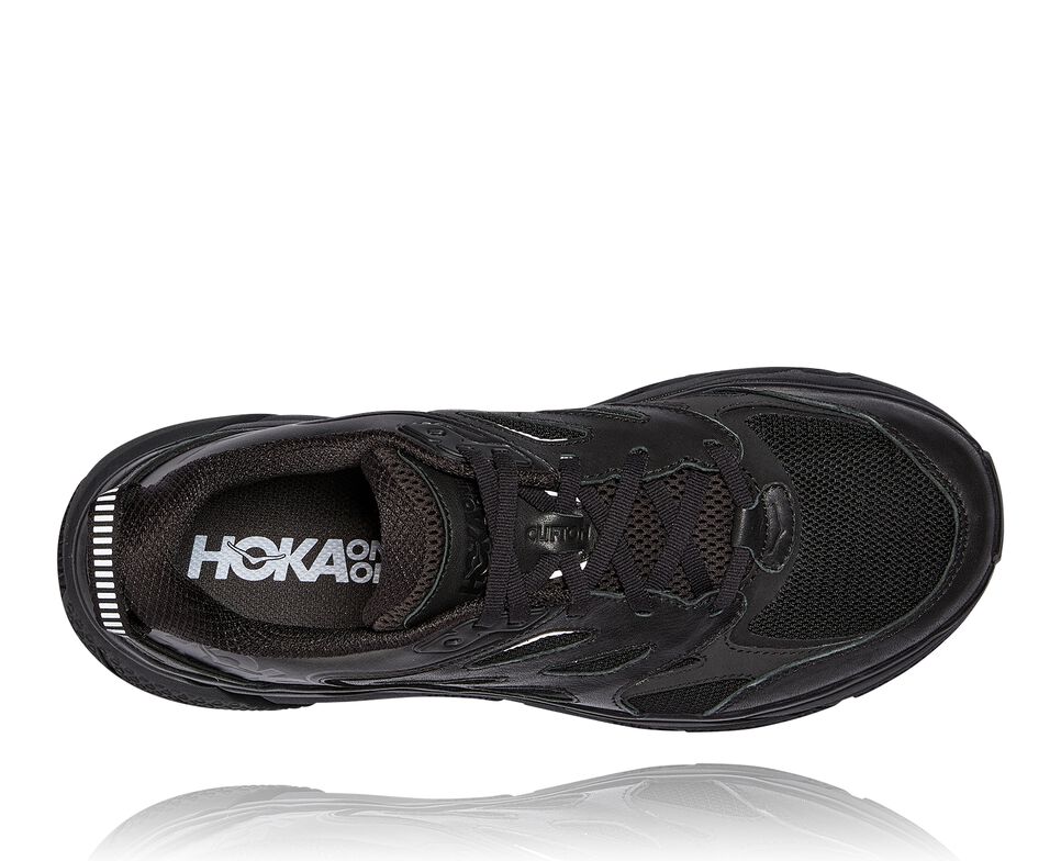 All Gender Hoka One One Clifton L Road Running Shoes Black / Raven | OKTHYF480