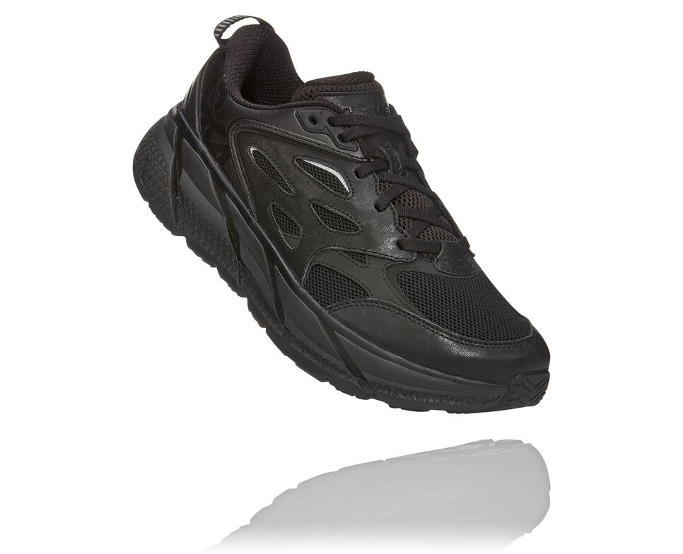 All Gender Hoka One One Clifton L Road Running Shoes Black / Raven | TXRMZG402