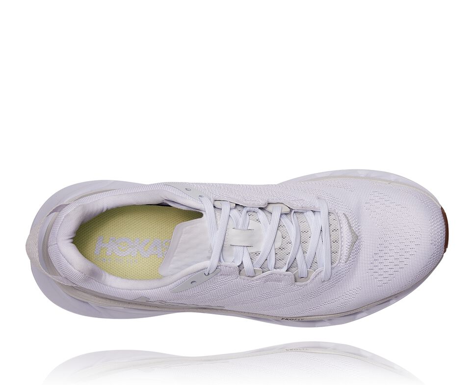 All Gender Hoka One One Elevon 2 Road Running Shoes White / Nimbus Cloud | ERHJFC431