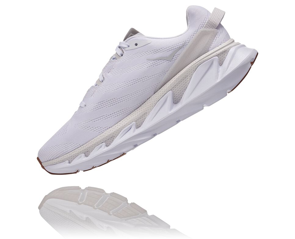 All Gender Hoka One One Elevon 2 Road Running Shoes White / Nimbus Cloud | ERHJFC431