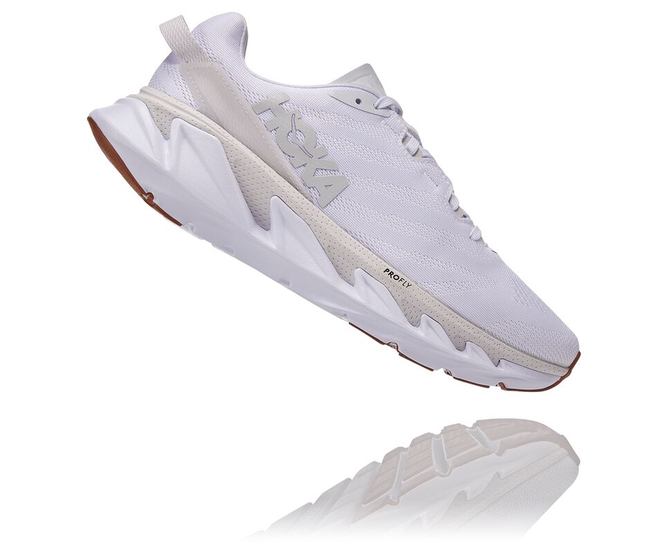 All Gender Hoka One One Elevon 2 Road Running Shoes White / Nimbus Cloud | ERHJFC431