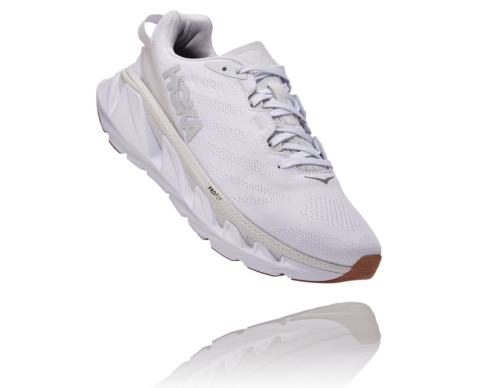 All Gender Hoka One One Elevon 2 Road Running Shoes White / Nimbus Cloud | ERHJFC431