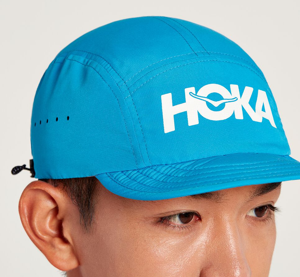 All Gender Hoka One One Packable Trail Hat Diva Blue | GZTJCB643