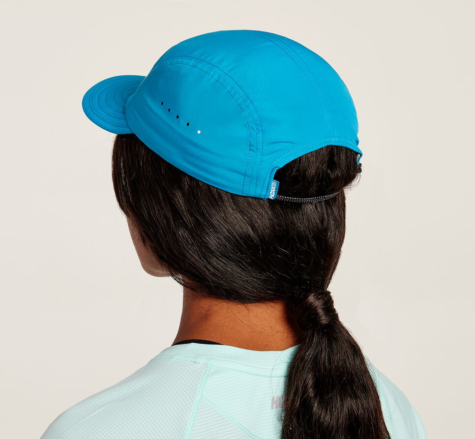 All Gender Hoka One One Packable Trail Hat Diva Blue | ZIBTNH327