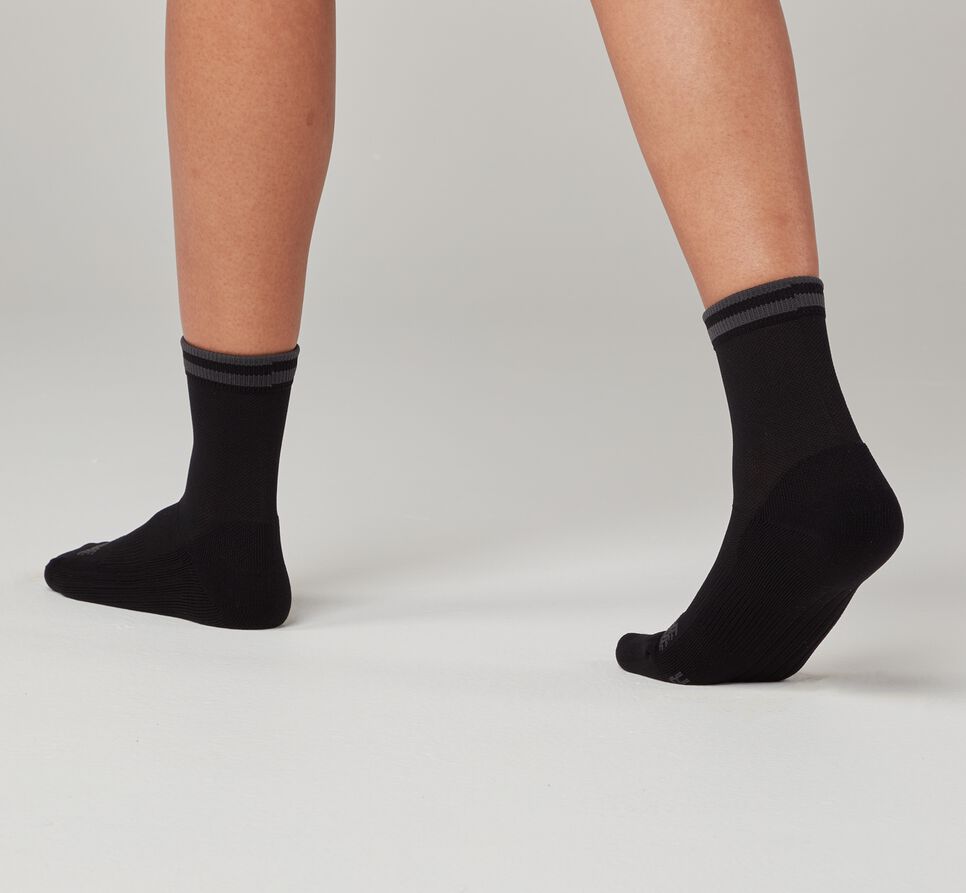 All Gender Hoka One One Performance Crew Socks Black | OMDJVU608