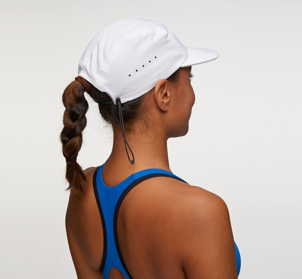 All Gender Hoka One One Performance Hat White / Diva Blue | PFABIL164