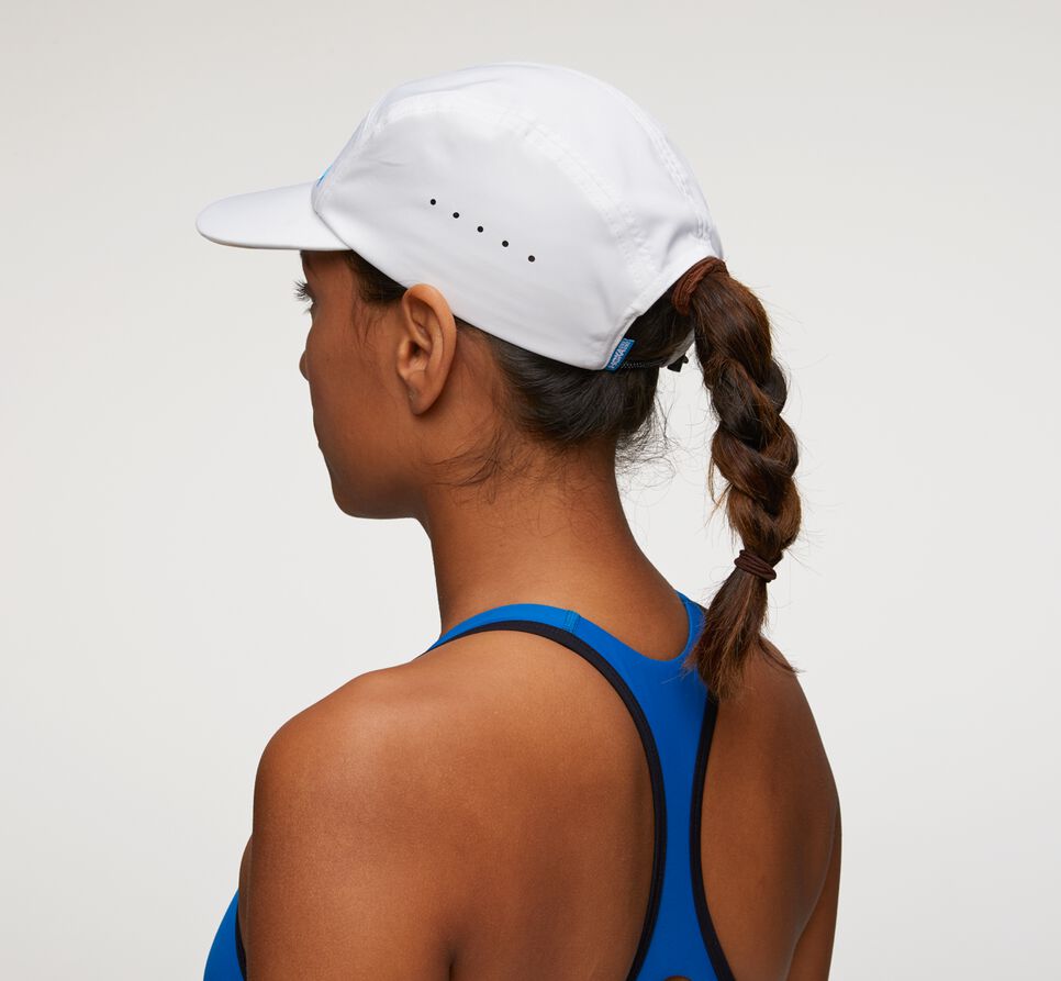 All Gender Hoka One One Performance Hat White / Diva Blue | PFABIL164