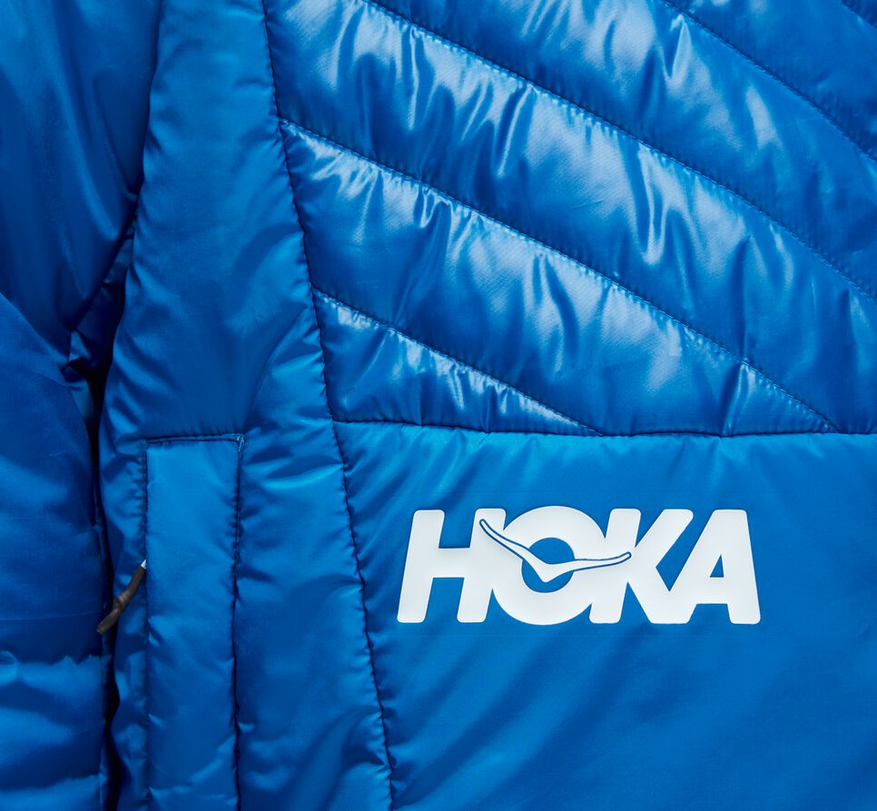 All Gender Hoka One One Puffy Jackets Imperial Blue | DAJSWZ238