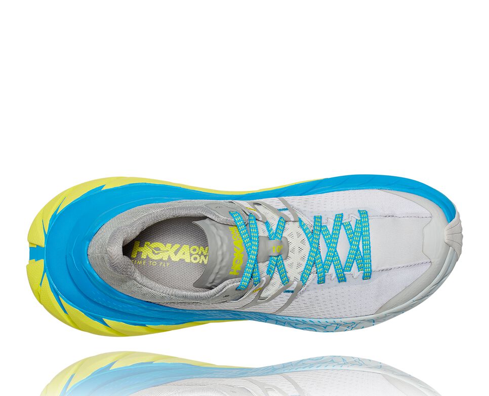 All Gender Hoka One One TenNine Trail Running Shoes Drizzle / Lunar Rock | PAQDEX961