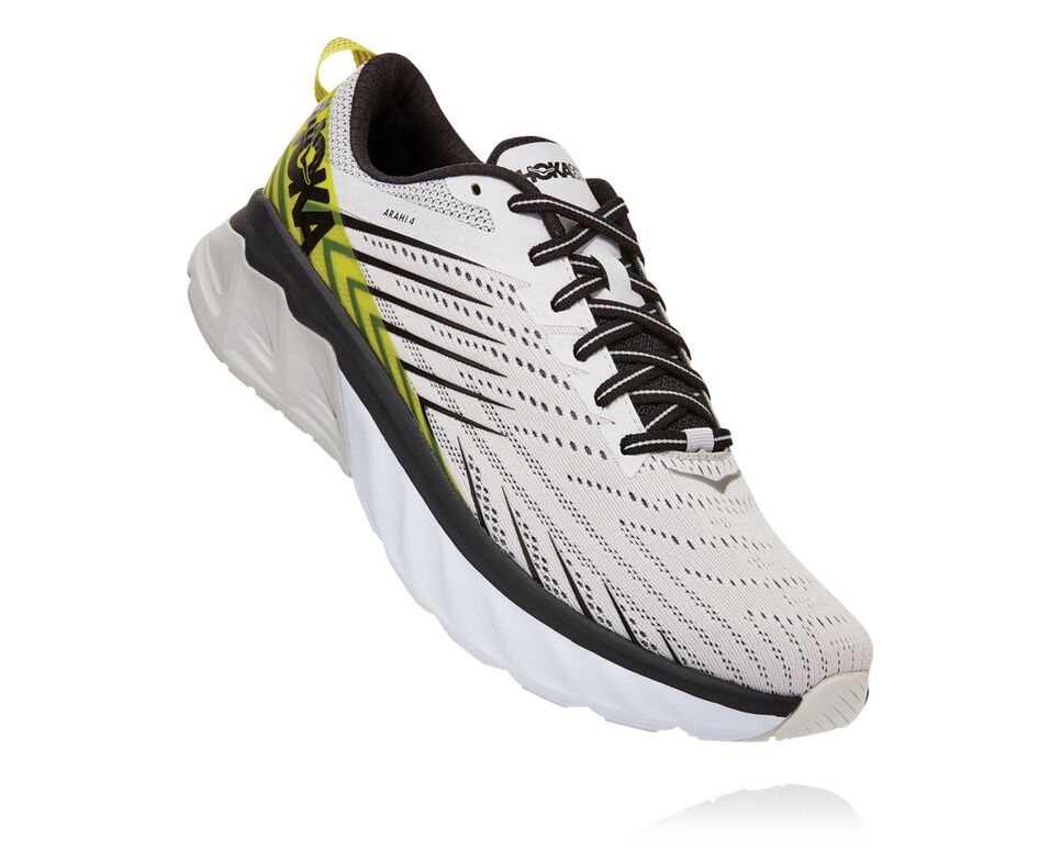 Men\'s Hoka One One Arahi 4 Road Running Shoes Nimbus Cloud / Anthracite | FMGEOC172