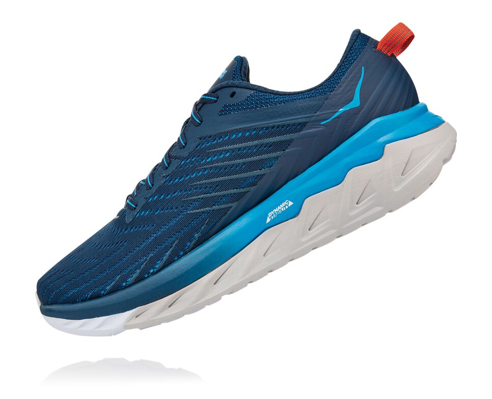 Men's Hoka One One Arahi 4 Road Running Shoes Majolica Blue / Dresden Blue | HJCUIN671