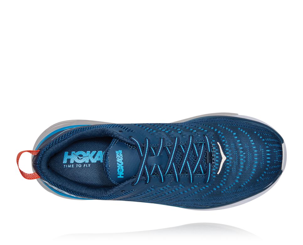 Men's Hoka One One Arahi 4 Road Running Shoes Majolica Blue / Dresden Blue | HJCUIN671