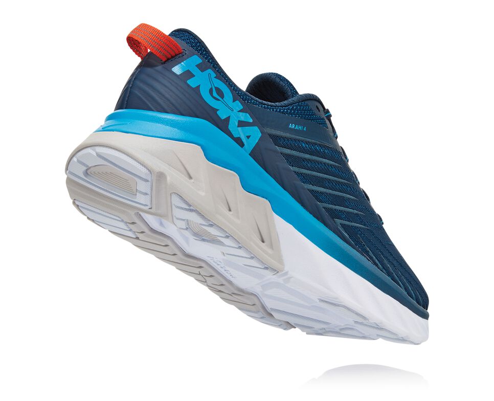 Men's Hoka One One Arahi 4 Road Running Shoes Majolica Blue / Dresden Blue | HJCUIN671