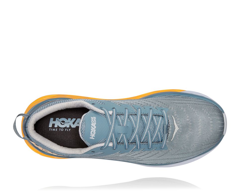 Men's Hoka One One Arahi 4 Road Running Shoes Lead / Lunar Rock | KAFSYT158