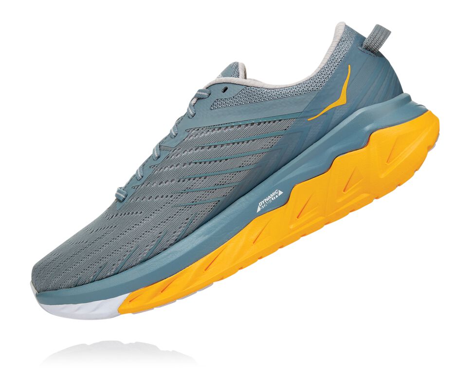 Men's Hoka One One Arahi 4 Road Running Shoes Lead / Lunar Rock | KAFSYT158