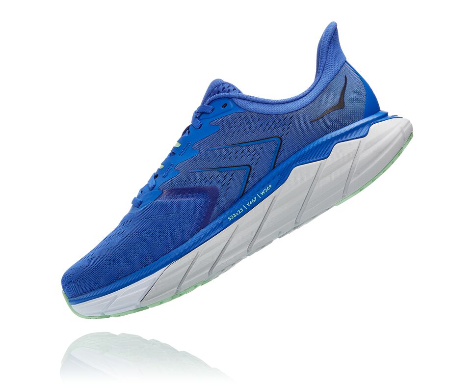 Men's Hoka One One Arahi 5 Road Running Shoes Dazzling Blue / Black | RSGCKL034