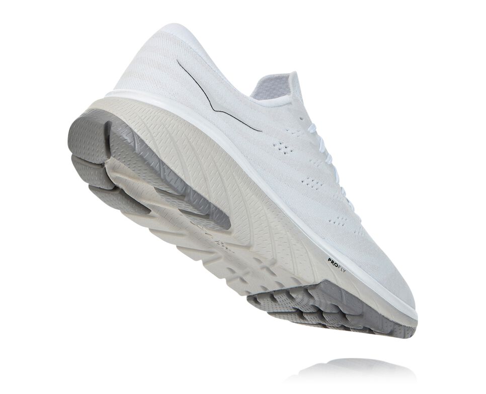 Men's Hoka One One Cavu 3 Road Running Shoes White / Nimbus Cloud | YMDZFN230