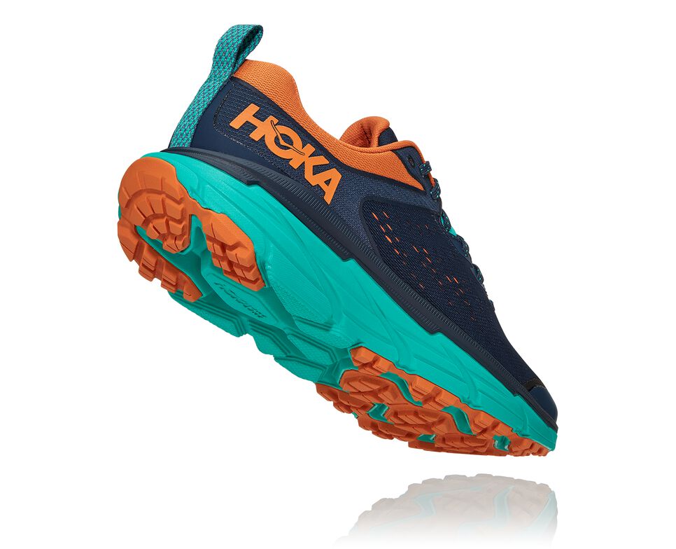 Men's Hoka One One Challenger ATR 6 Trail Running Shoes Outer Space / Atlantis | EWVJSG841