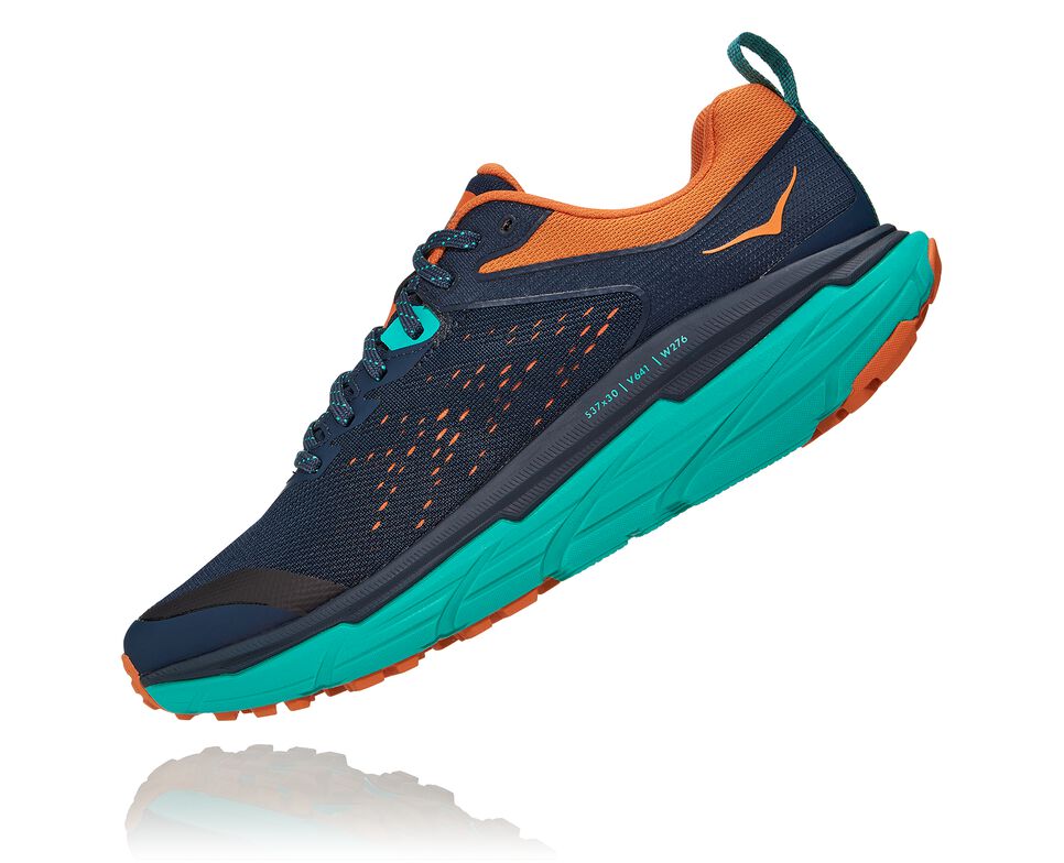 Men's Hoka One One Challenger ATR 6 Trail Running Shoes Outer Space / Atlantis | EWVJSG841