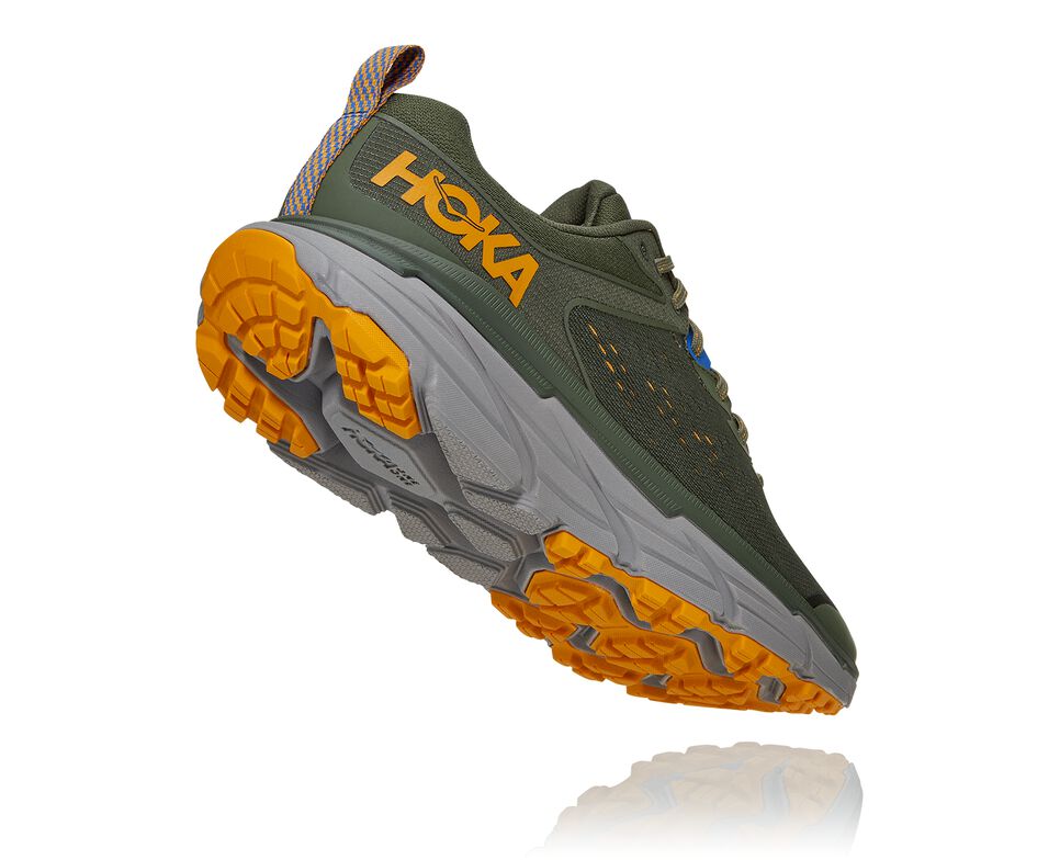 Men's Hoka One One Challenger ATR 6 Trail Running Shoes Thyme / Sharkskin | GASQVZ204