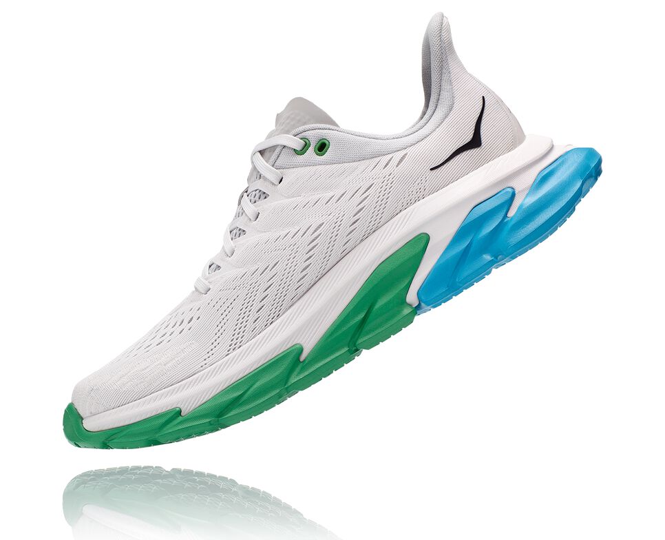 Men's Hoka One One Clifton Edge Road Running Shoes Nimbus Cloud / Greenbriar | SBZYUH470