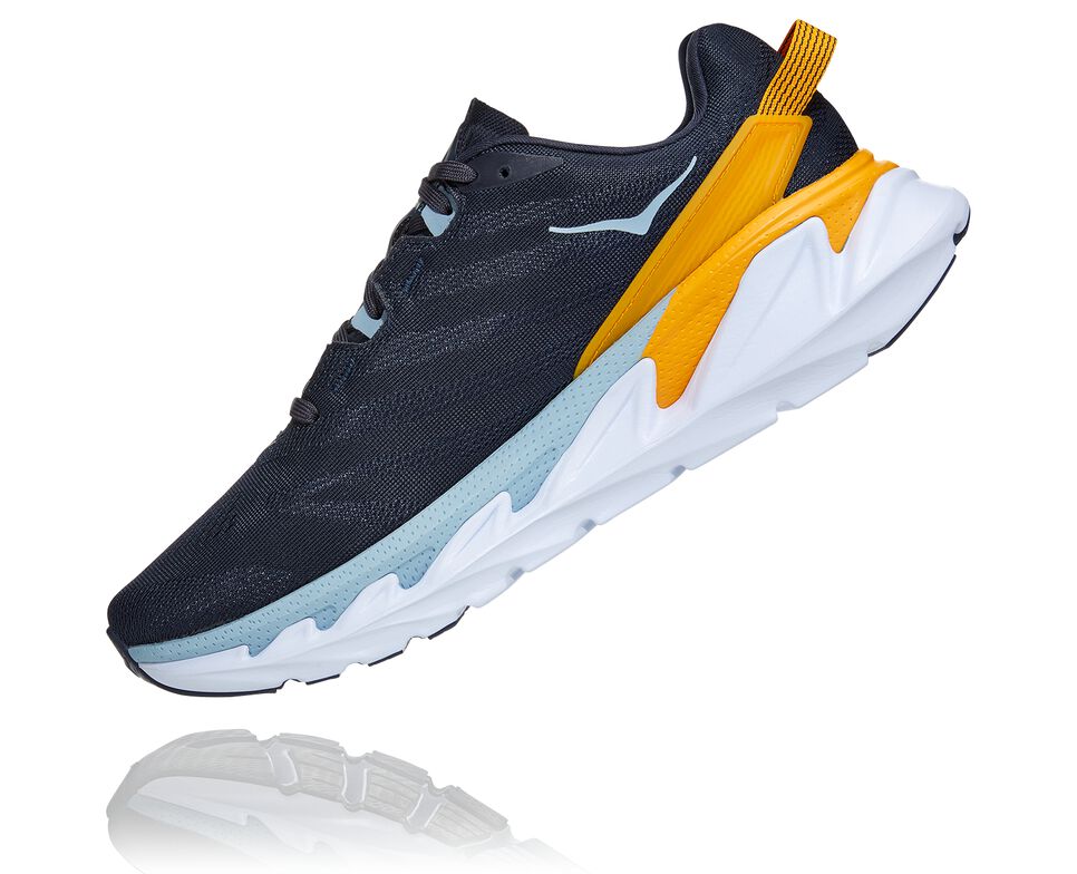 Men's Hoka One One Elevon 2 Road Running Shoes Ombre Blue / Saffron | GKTSEI480