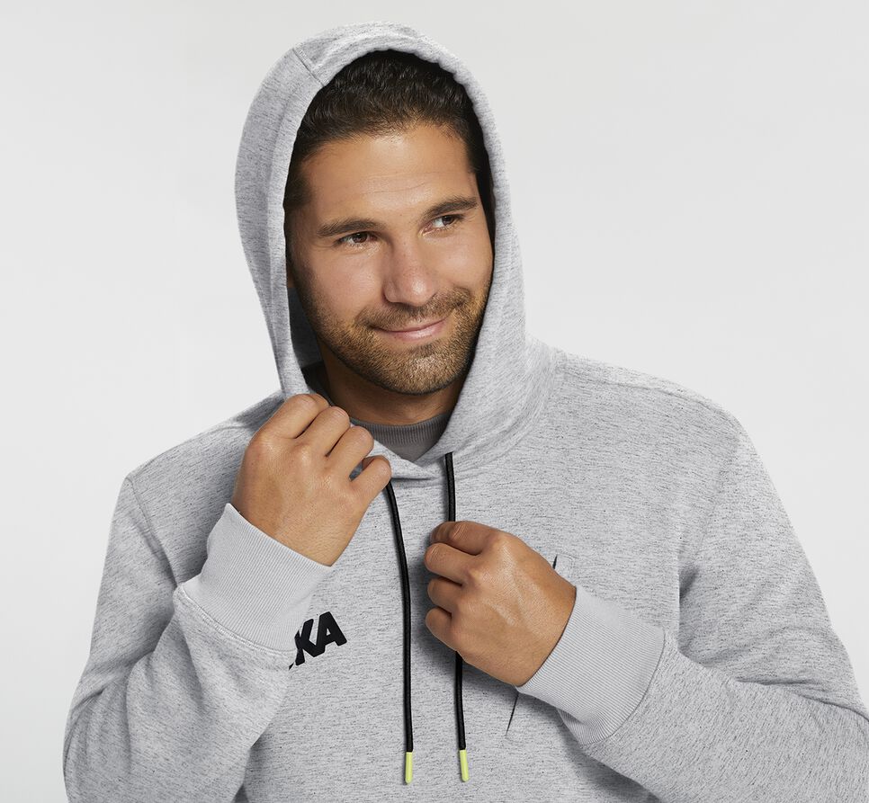 Men's Hoka One One Hoodie Hoodie Wild Dove | ELDCZA182