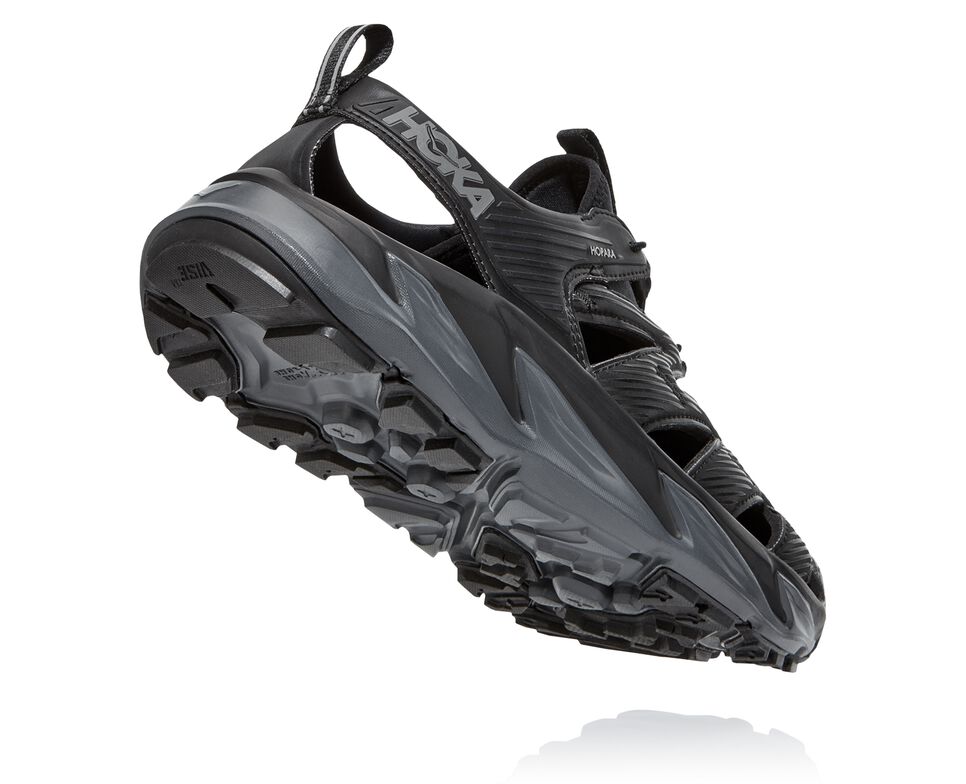 Men's Hoka One One Hopara Hiking Boots Black / Dark Shadow | PHCRBS194