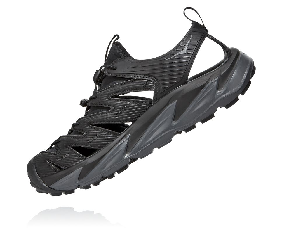 Men's Hoka One One Hopara Hiking Boots Black / Dark Shadow | ZDAWTB360