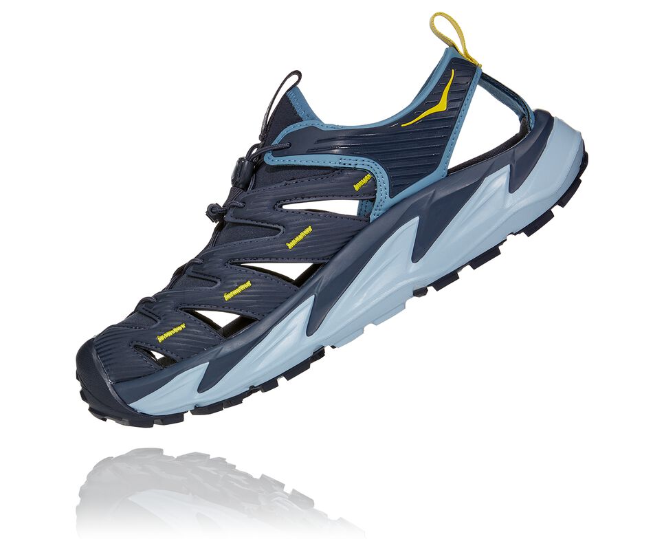 Men's Hoka One One Hopara Hiking Boots Ombre Blue / Provincial Blue | ZNJRVX976