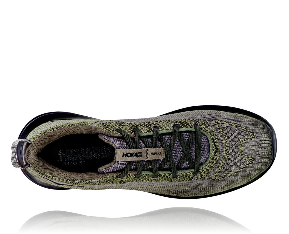 Men's Hoka One One Hupana Flow Road Running Shoes Forest Night / Rifle Green | XTLJDV982