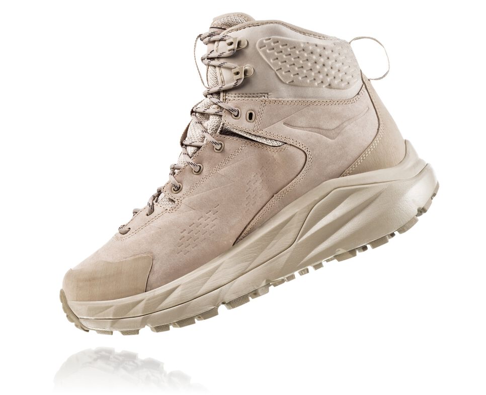 Men's Hoka One One Kaha GORE-TEX Hiking Boots Dune / Oxford Tan | LGQWJH286