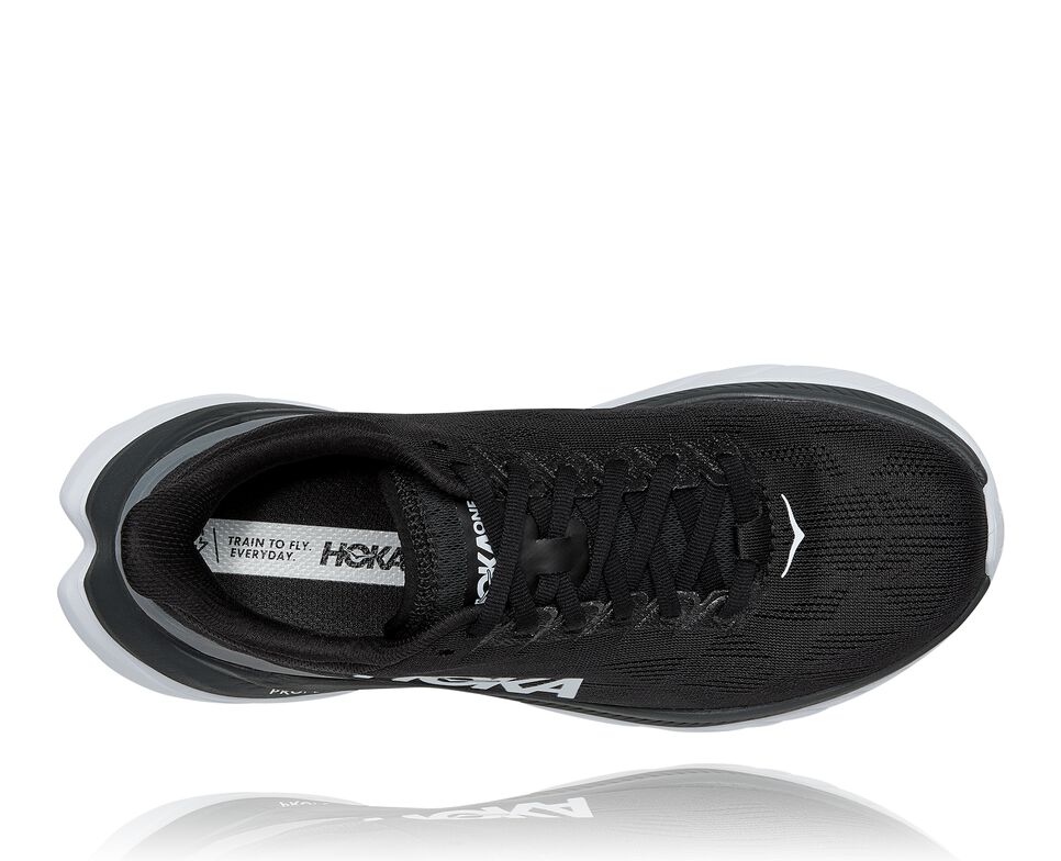 Men's Hoka One One Mach 4 Road Running Shoes Black / Dark Shadow | PKMIJV096