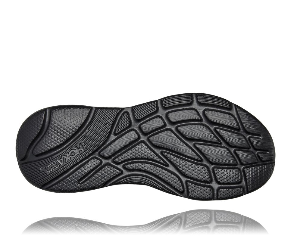 Men's Hoka One One Ora Recovery Shoe 2 Sandals Black / Black | NIHXZM840